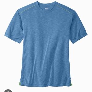 Tommy BAHAMA Paradise Around Men's Crew Neck Blue Tee Shirt Medium Fit